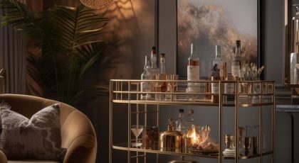 18 Stylish Home Bar Cart Ideas