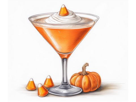 Candy Corn Martini