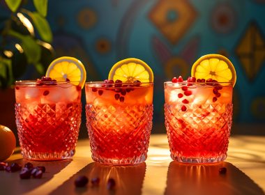 Pomegranate Rosé Paloma