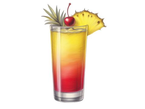 Italian Sunrise Cocktail